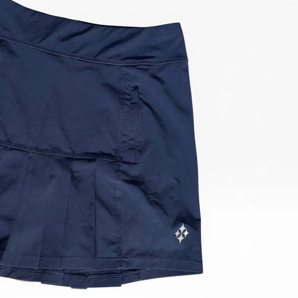 Jofit Navy Pleated Golf Skort S Athletic Tennis Pickleball Built‑In Shorts